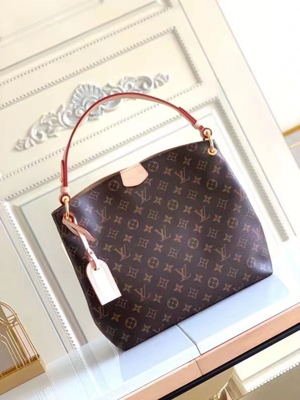 Alternative view of LOUIS VUITTON GRACEFUL PM MONOGRAM CANVAS BEIGE 35CM M43701