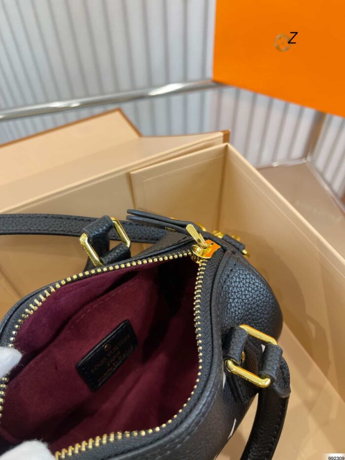 Alternative view of LOUIS VUITTON NANO SPEEDY MONOGRAM CANVAS BLACK 17CM M81456