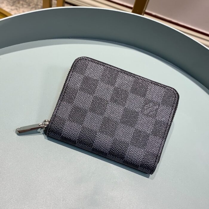 Alternative view of LOUIS VUITTON ZIPPY COIN PURSE DAMIER GRAPHITE WALLET 11CM N63070