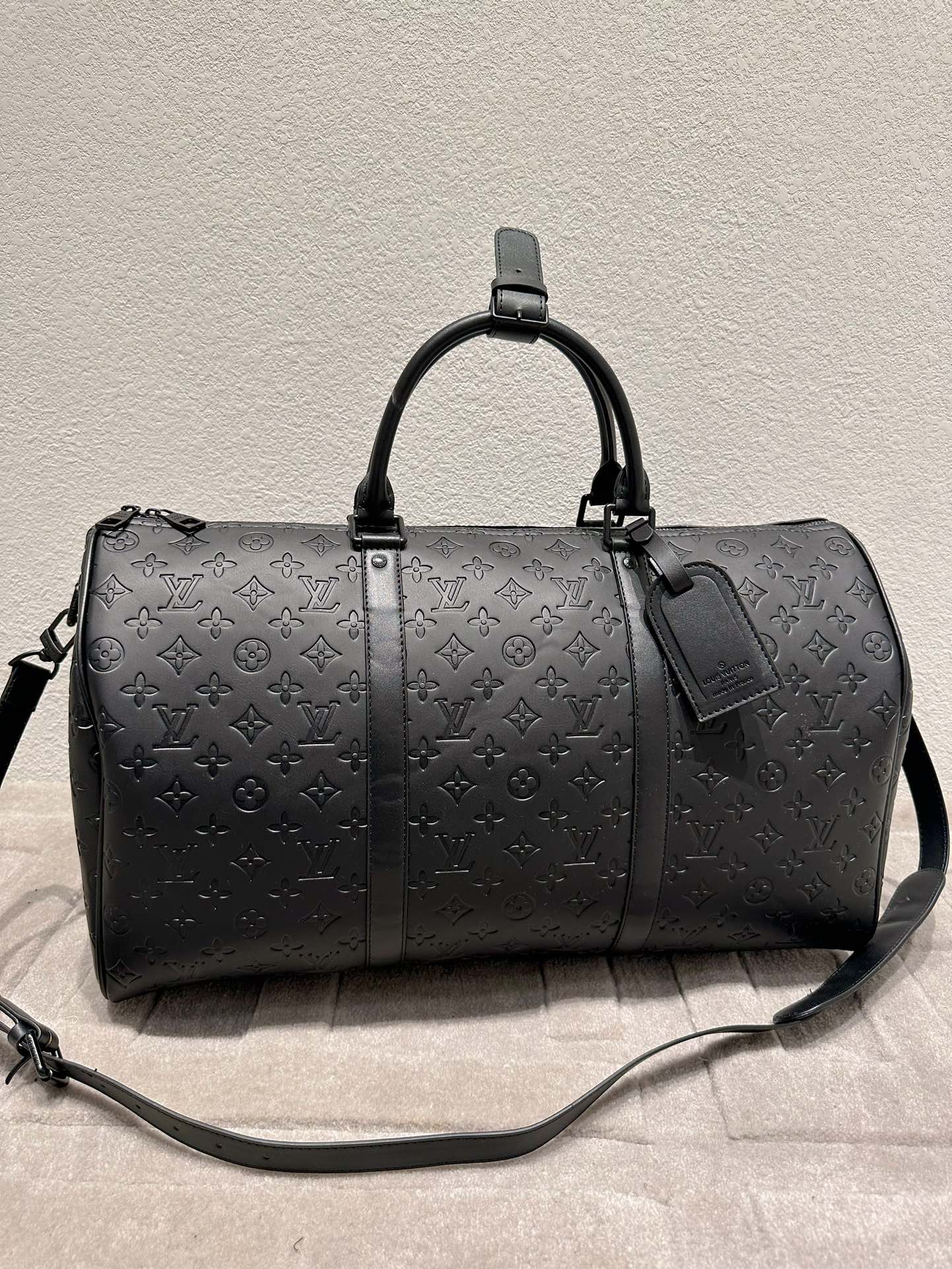 LOUIS VUITTON KEEPALL BANDOULIÈRE 50 BLACK M44810 - Image 10