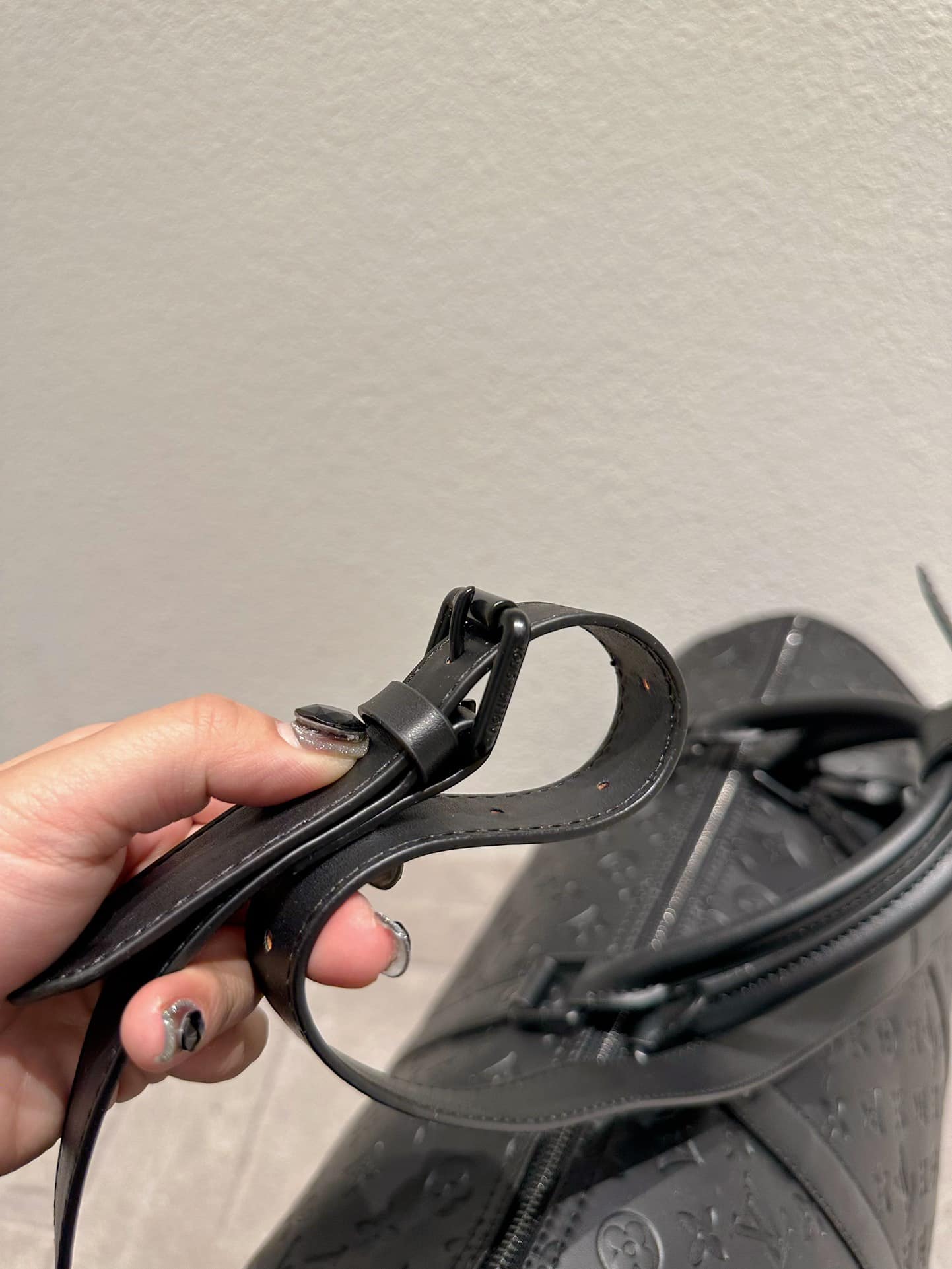 LOUIS VUITTON KEEPALL BANDOULIÈRE 50 BLACK M44810 - Image 7