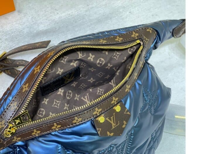 Alternative view of LOUIS VUITTON MAXI BUMBAG NAVY BLUE 44CM