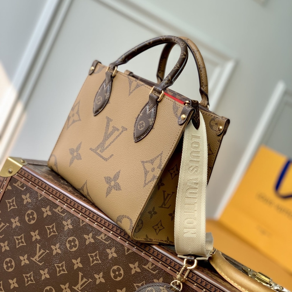 LOUIS VUITTON ONTHEGO PM BROWN 25CM M46373 - Image 3