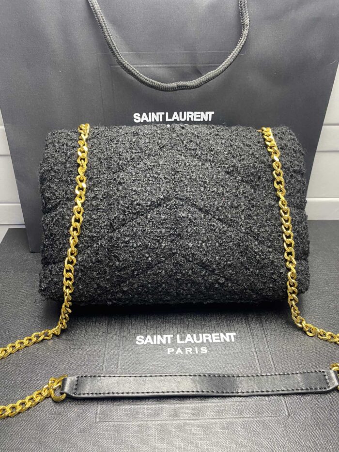 Alternative view of SAINT LAURENT SMALL LOULOU BOUCLE BAG BLACK 23CM