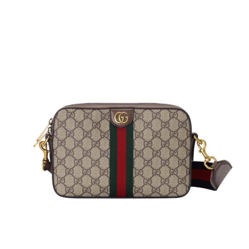 GUCCI OPHIDIA GG SHOULDER BAG BEIGE EBONY 23.5CM  699439 9C2ST 8920