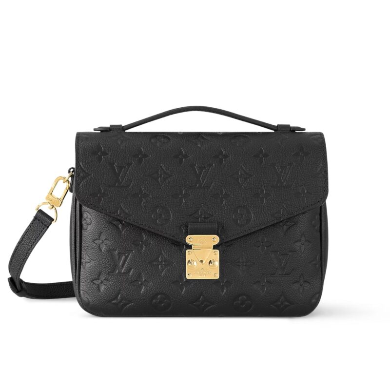 LOUIS VUITTON MONOGRAM CANVAS POCHETTE MÉTIS BLACK 25CM