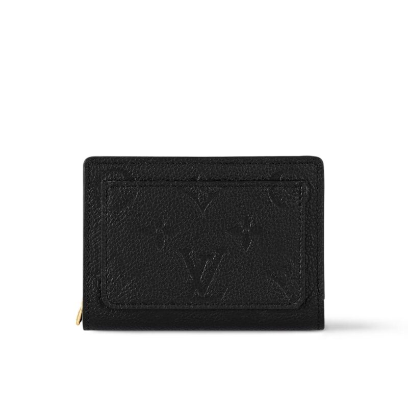LOUIS VUITTON CLÉA WALLET MONOGRAM EMPREINTE LEATHER BLACK 11CM M80151