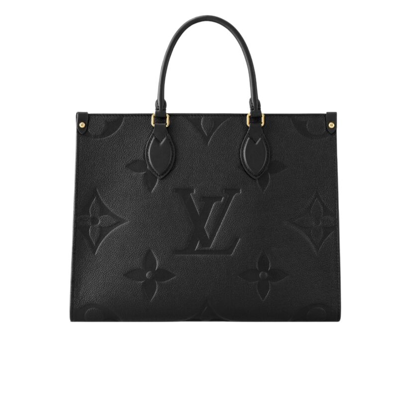 LOUIS VUITTON ONTHEGO GM BAG MONOGRAM EMPREINTE LEATHER BLACK 41CM M44925
