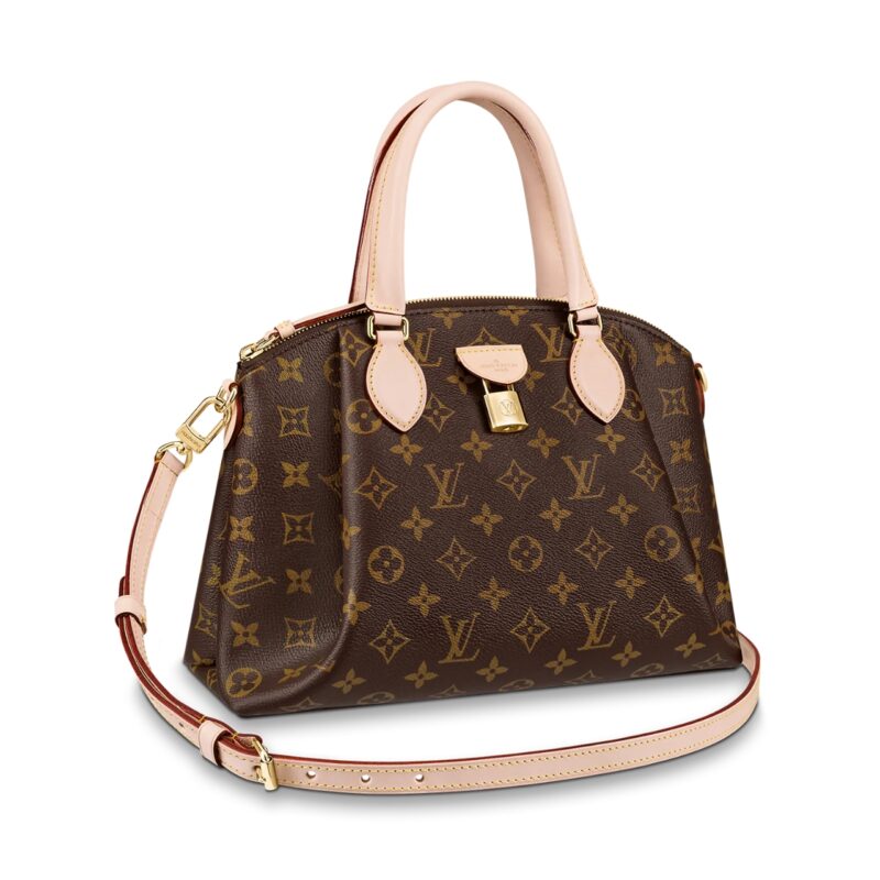 LOUIS VUITTON RIVOLI PM MONOGRAM COATED CANVAS BROWN 30CM M44543
