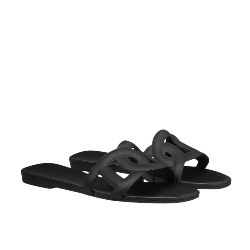 HERMES ALOHA SANDAL BLACK H201157Z 02350