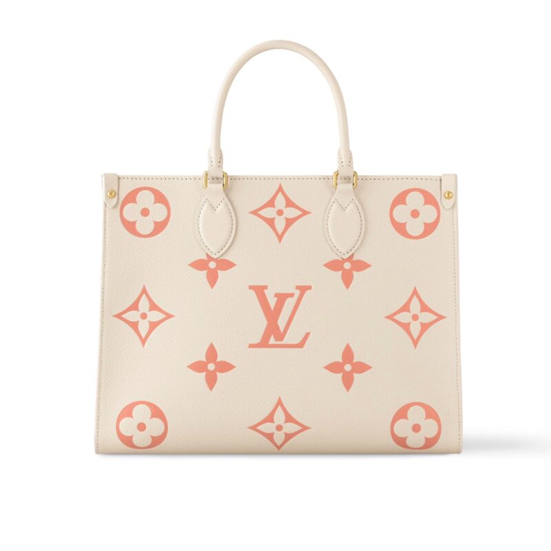 LOUIS VUITTON ONTHEGO MM BAG ROSE TRIANON PINK 35CM M21575