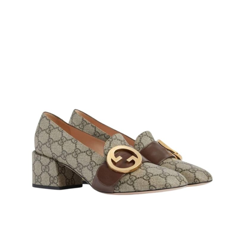 GUCCI WOMEN'S BLONDIE PUMP BEIGE ‎701711 9I650 9769