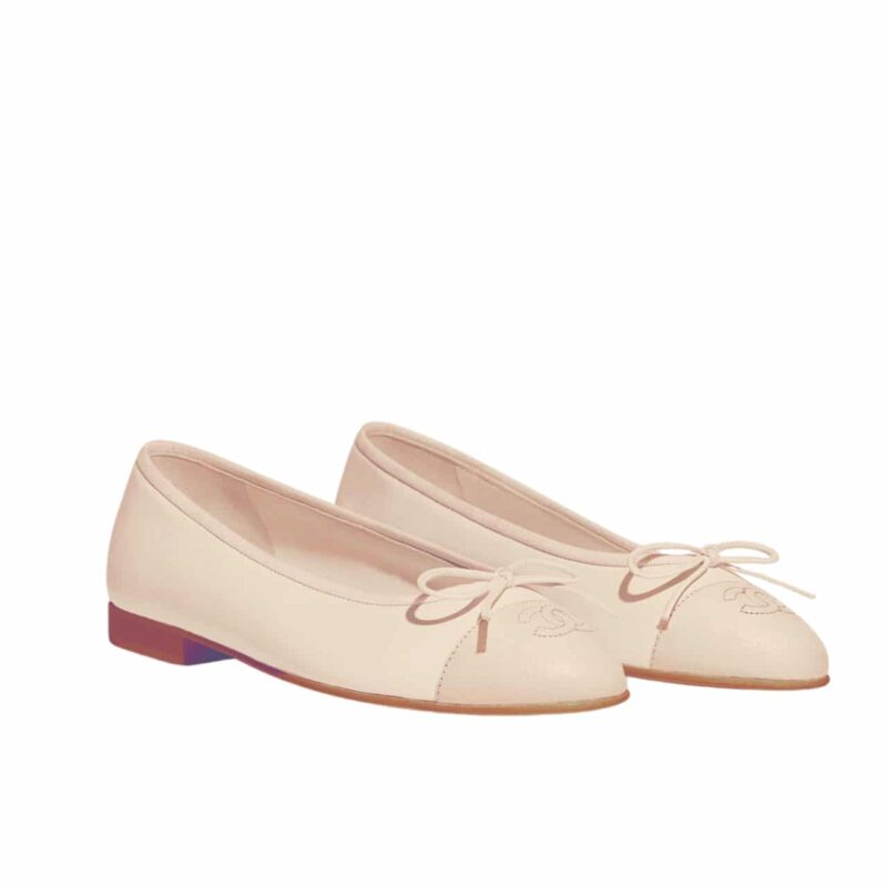 CHANEL BALLET FLATS IVORY