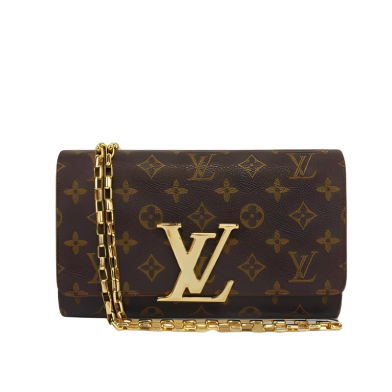 LOUIS VUITTON MONOGRAM MESSENGER BROWN WALLET 23CM