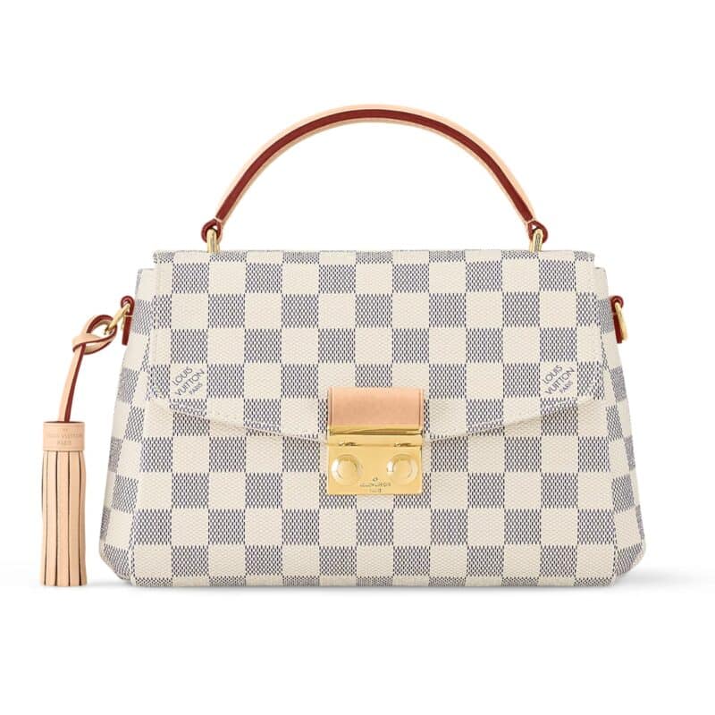 LOUIS VUITTON CROISETTE DAMIER AZUR CANVAS 25CM N41581