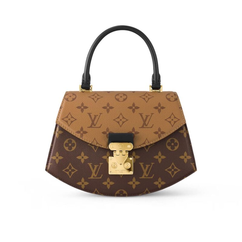 LOUIS VUITTON TILSITT BAG MONOGRAM REVERSE BROWN 23CM M46548