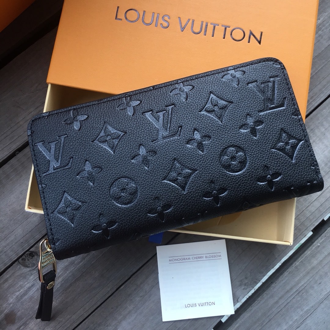 LOUIS VUITTON ZIPPY WALLET MONOGRAM BLACK 19CM M61864 - Image 2