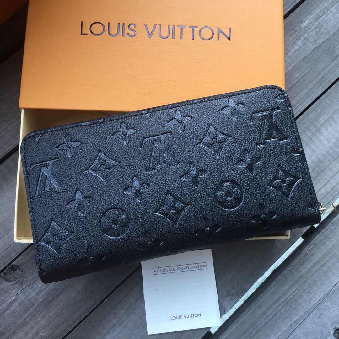 LOUIS VUITTON ZIPPY WALLET MONOGRAM BLACK 19CM M61864 - Image 8