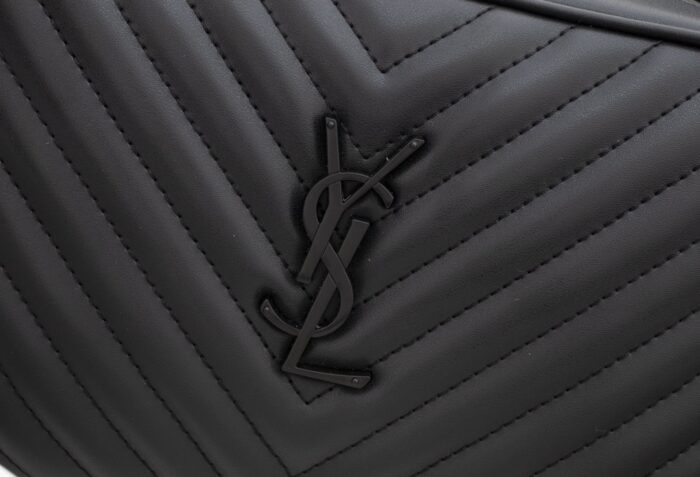 Alternative view of SAINT LAURENT LOU CAMERA BAG IN QUILTED BLACK NOIR LEATHER 23CM 612544DV7081000