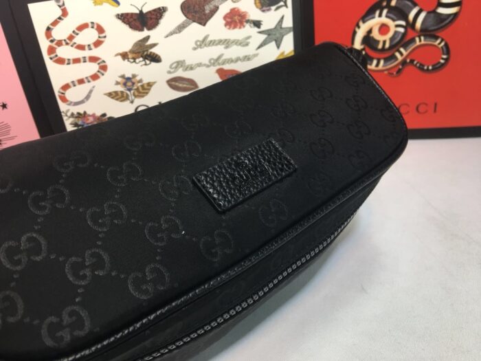 Alternative view of GUCCI FANNY PACK BELT BAG MONOGRAM GG BLACK 27CM