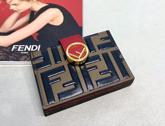 Alternative view of FENDI WALLET BIFOLD RED 8M0386AAIIF13VJ