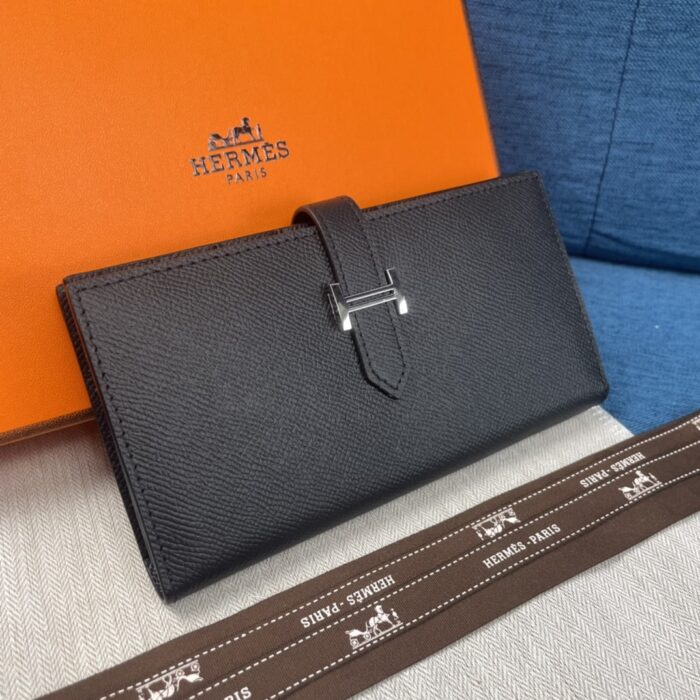 Alternative view of HERMES BEARN WALLET BLACK 17CM H084871CK89