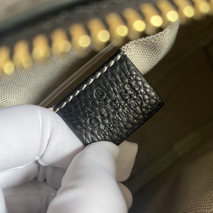 Alternative view of GUCCI SOHO SMALL LEATHER DISCO BAG BLACK 308364 A7M0G 1000