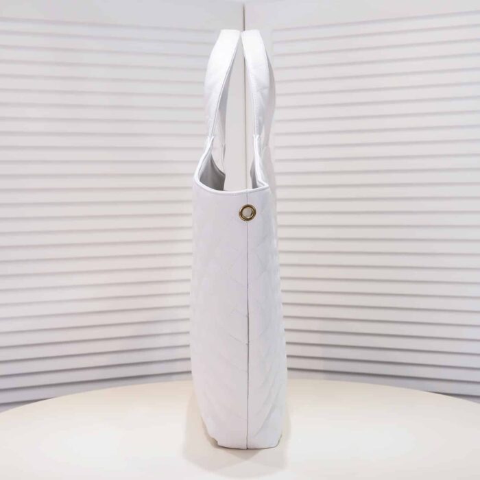 Alternative view of SAINT LAURENT ICARE MAXI SHOPPING BAG IN QUILTED 50CM WHITE