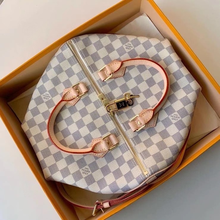 LOUIS VUITTON SPEEDY BANDOULIÈRE 30 DAMIER AZUR 30CM N41373 - Image 9