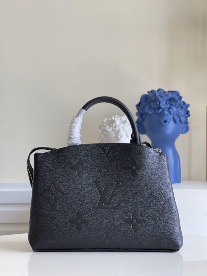 Alternative view of LOUIS VUITTON PETIT PALAIS MONOGRAM EMPREINTE LEATHER BLACK 29CM M58916