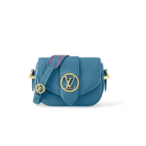LOUIS VUITTON LV PONT 9 SOFT PM BLUE M58964