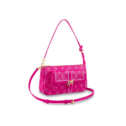 LOUIS VUITTON MAXI MULTI POCHETTE ACCESSOIRES PINK 27CM M46161