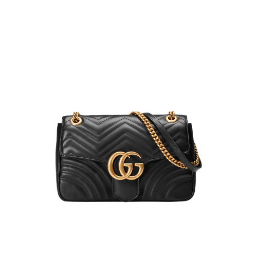 GUCCI MARMONT MEDIUM MATELASSÉ SHOULDER BAG 26CM 443496 DTDIT 1000