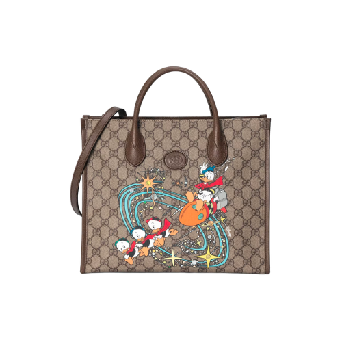 GUCCI GG DISNEY DONALD DUCK TOTE BAG 648134 2N0AT 8679