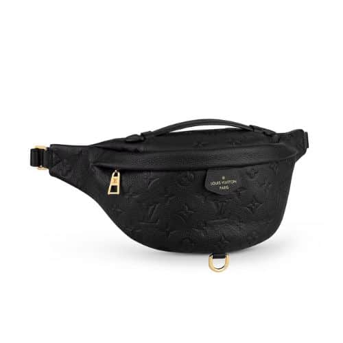 LOUIS VUITTON MONOGRAM EMPREINTE BUMBAG BLACK 37CM M44812