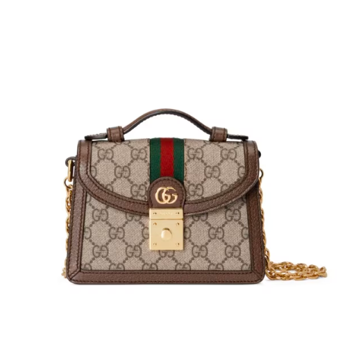 GUCCI OPHIDIA GG MINI SHOULDER BAG 17CM 696180 96IWG 8745