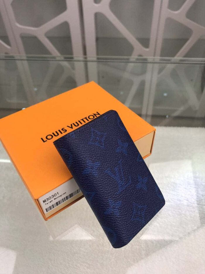 Alternative view of Louis Vuitton Pocket Organiser Navy Blue M30301