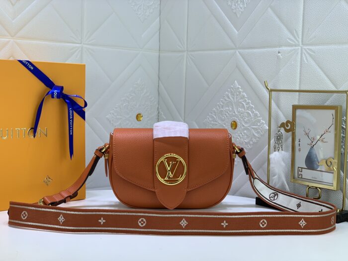 Alternative view of LOUIS VUITTON LV PONT 9 SOFT PM BROWN M58729