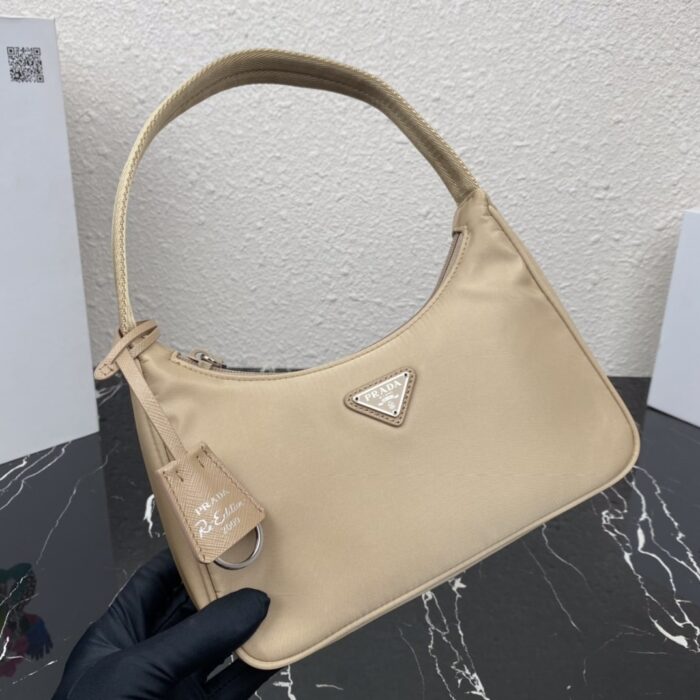 Alternative view of PRADA RE NYLON RE EDITION 2000 MINI BAG NUDE 23CM 1NE515 RDH0 F0F24