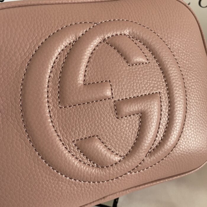 Alternative view of GUCCI SOHO SMALL DISCO BAG PINK LEATHER 21CM 308364 A7M0G 2754