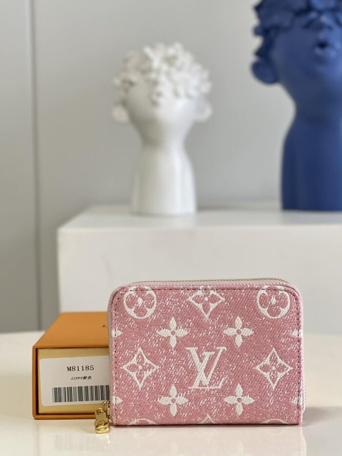 Louis Vuitton Zippy Coin Purse Rose Pink M81185
