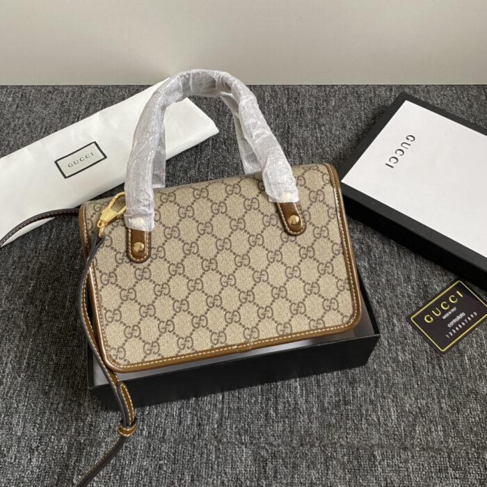 Alternative view of GUCCI HORSEBIT 1955 MINI TOP HANDLE BAG 23CM 645453 92TCG 8563