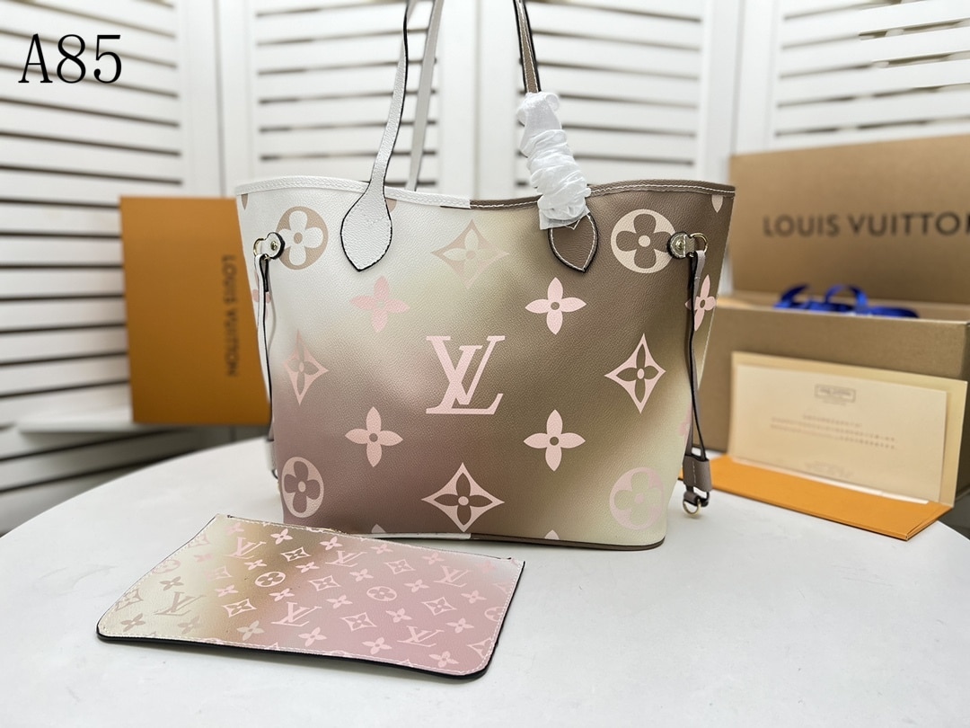 LOUIS VUITTON NEVERFULL MM SUNSET KAKI 31CM M59859 - Image 2