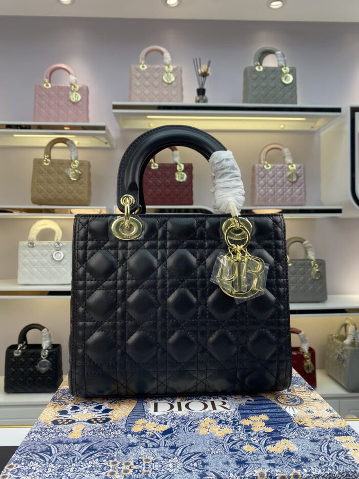 Alternative view of DIOR MEDIUM LADY BLACK CANNAGE M0565ONGE_M900 24CM