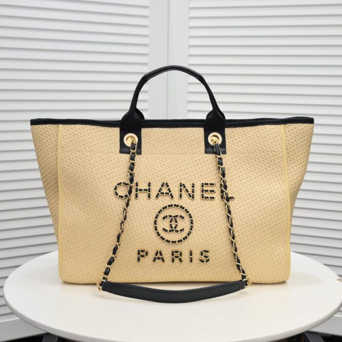 Alternative view of CHANEL DEAUVILLE LARGE SHOPPING TOTE 38CM