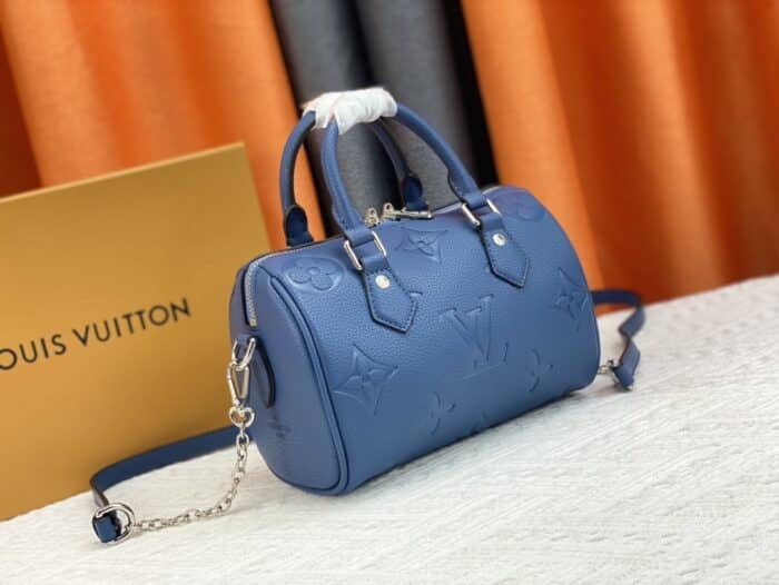 Alternative view of LOUIS VUITTON LV SPEEDY BANDOULIERE 20 HANDBAG NAVY BLUE M58958