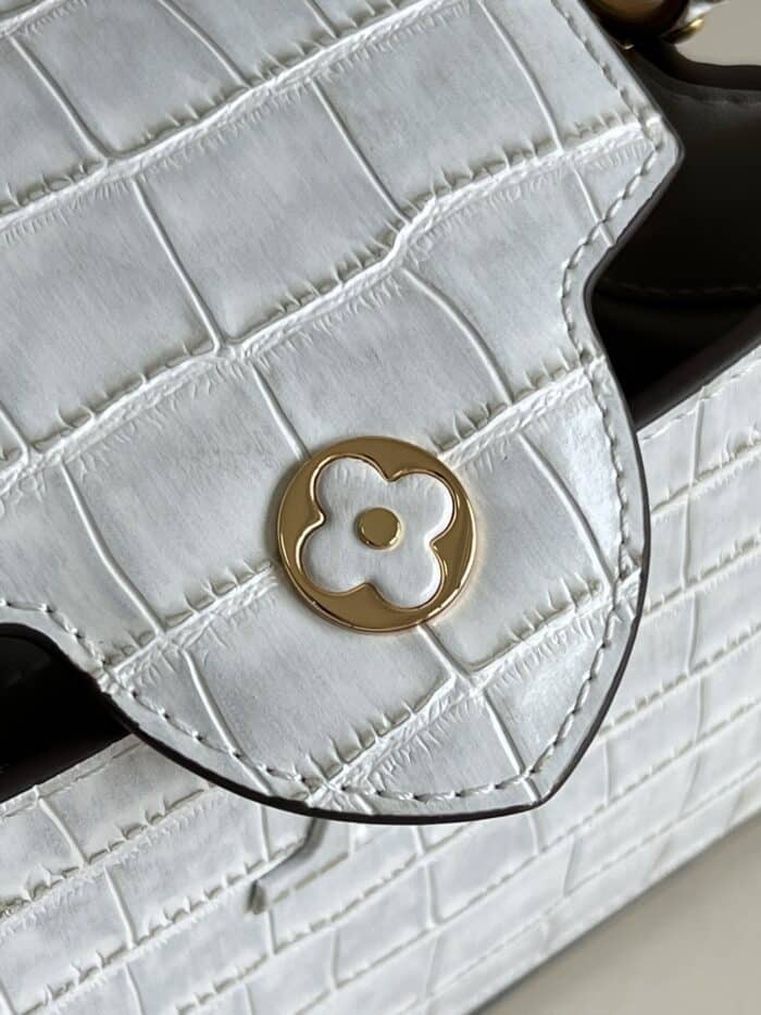 Alternative view of LOUIS VUITTON BORSA CAPUCINES WHITE N80127
