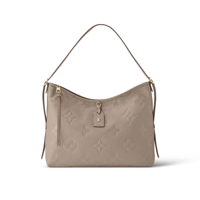 LOUIS VUITTON CARRYALL PM LIGHT BROWN 39CM M46292