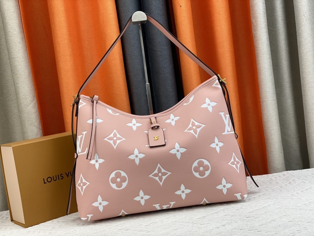 LOUIS VUITTON CARRYALL ROSE TRIANON PINK 39CM M46298 - Image 8