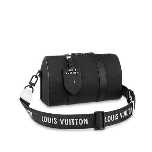 LOUIS VUITTON CITY KEEPALL BLACK 27CM M21543